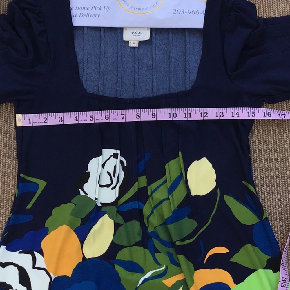 ECI Pleated Dress 8 Lord & Taylor EUC - Picture 2 of 11